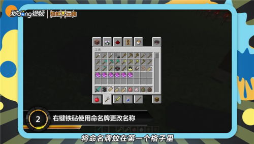我的世界命名牌使用指南