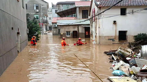 福建莆田遭遇强降雨，街道变汪洋
