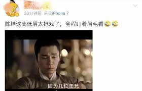 陈坤是否为前清后疏眉样式？