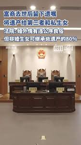非婚生女获80%遗产，法院裁决引关注
